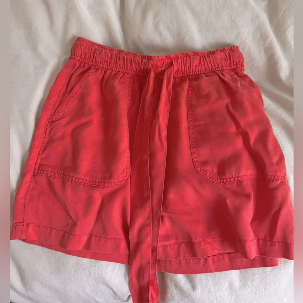 NWOT Orange/Pink Mini Skirt